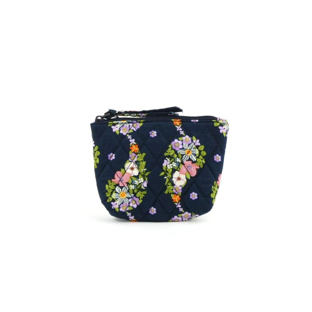 Vera Bradley Paisley Rain Cotton Essential Zip Top Pouch NWT‎